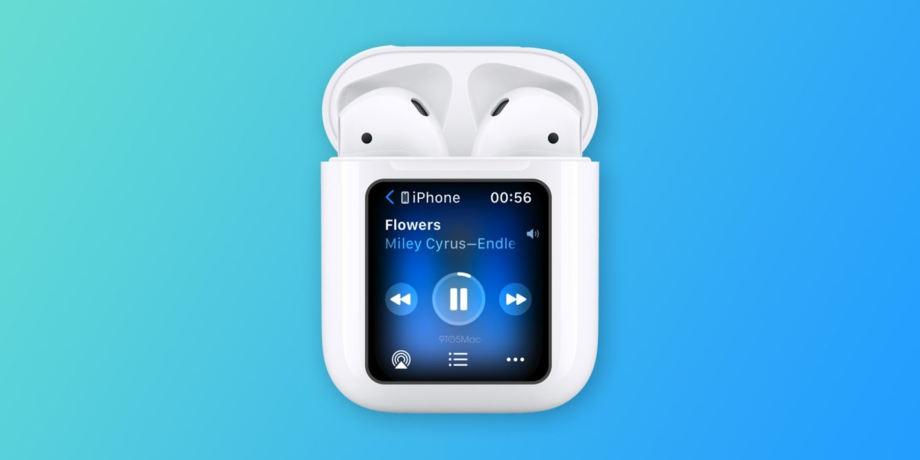 Футляр AirPods может получить сенсорный экран