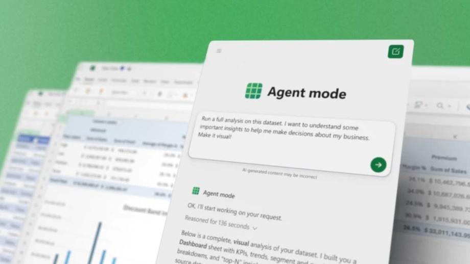 Microsoft запустила ИИ-агента в Excel и Word