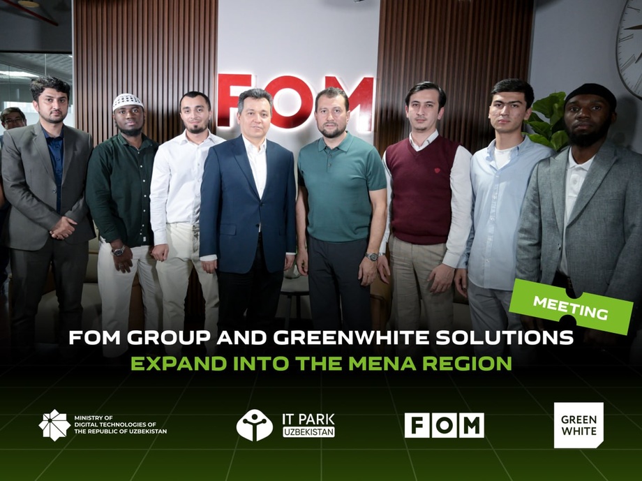 Шерзод Шерматов FOM Group ва GreenWhite Solutions асосчилари билан нималарни муҳокама қилди?