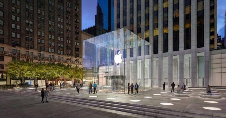 Apple Нью-Йоркдаги йирик чакана савдо дўконларини ёпди