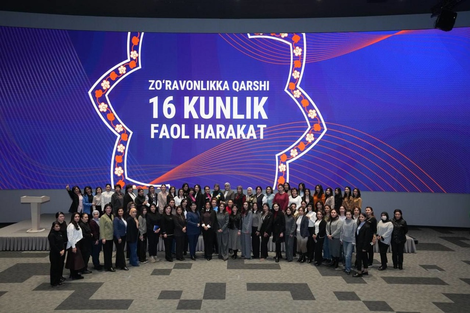 “Zo‘ravonlikka qarshi 16 kunlik faol harakat” tadbirlari bo‘lib o‘tmoqda