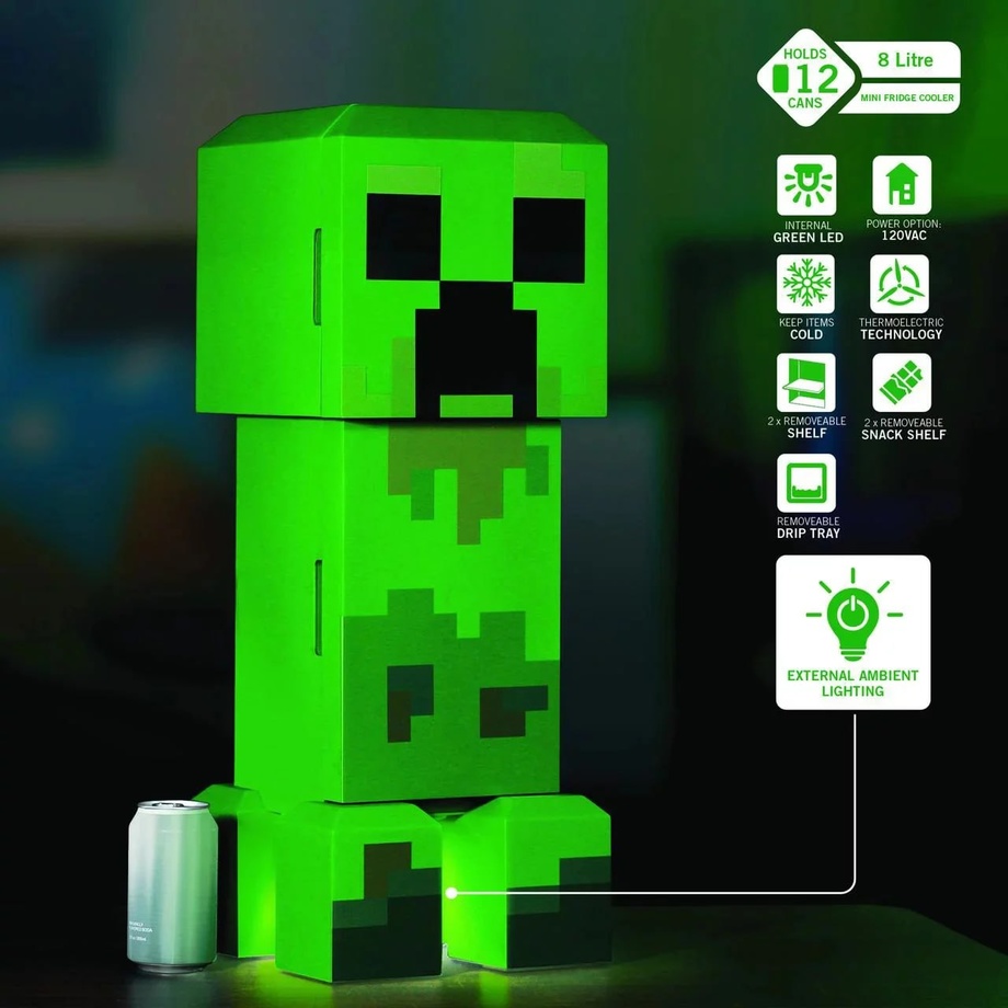 Крипера из популярной игры Minecraft превратили в холодильник