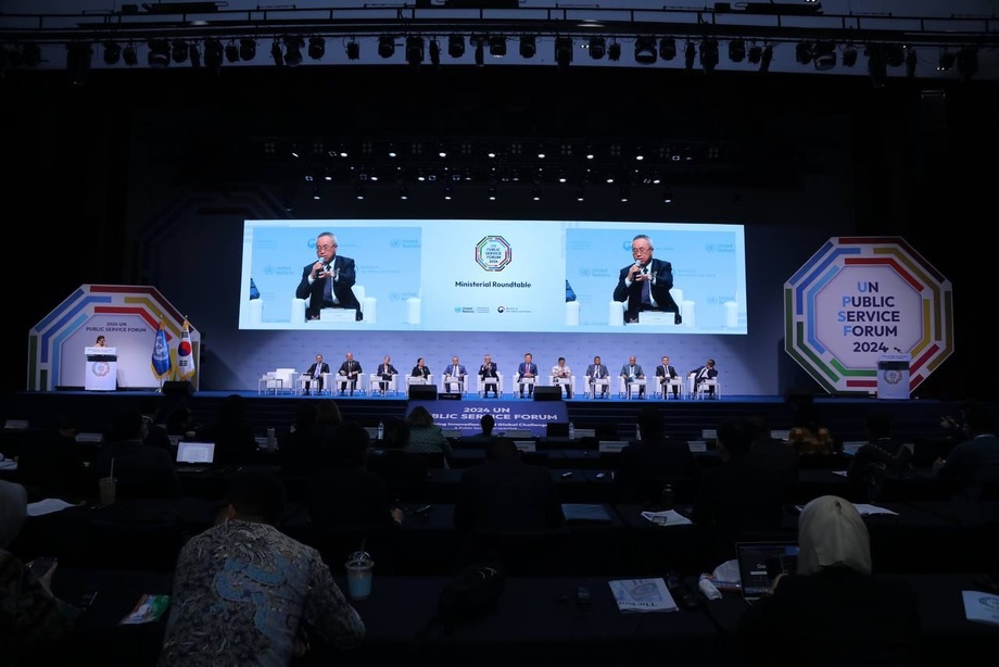 Janubiy Koreyada bo‘lib o‘tayotgan UN PUBLIC SERVICE FORUM 2024” forumi doirasida “Vazirlar davra suhbati” (Ministerial Roundtable) tadbiri tashkil etildi