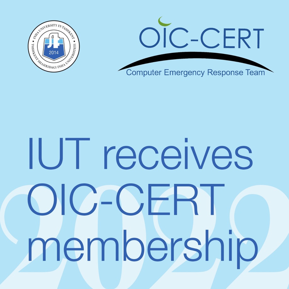 Университет Инха в Ташкенте стал членом OIC-CERT