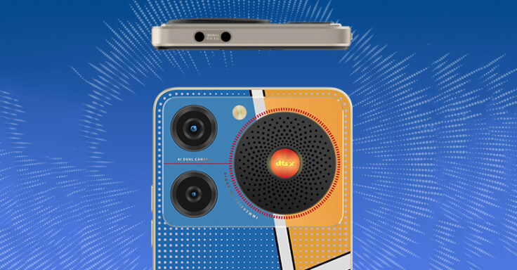 ZTE показала смартфон с огромным динамиком